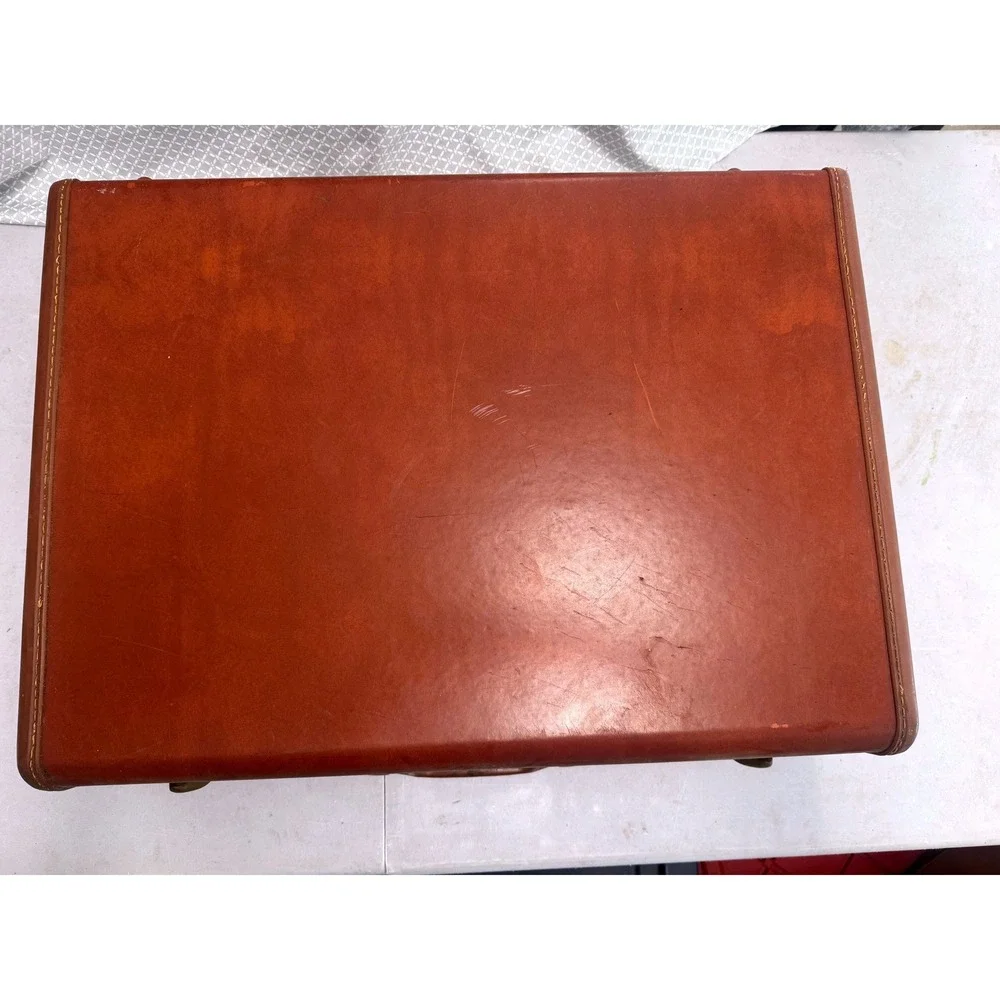 Vintage Samsonite Brown Suitcase 24